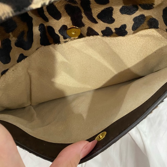 PRADA Leopard Print Envelope Clutch - Used - Picture 3 of 12